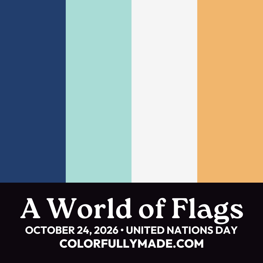 A World of Flags color palette for United Nations Day