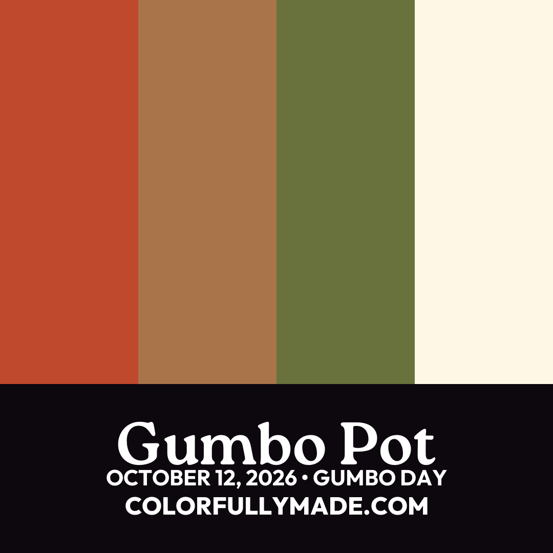 Gumbo Pot color palette for Gumbo Day