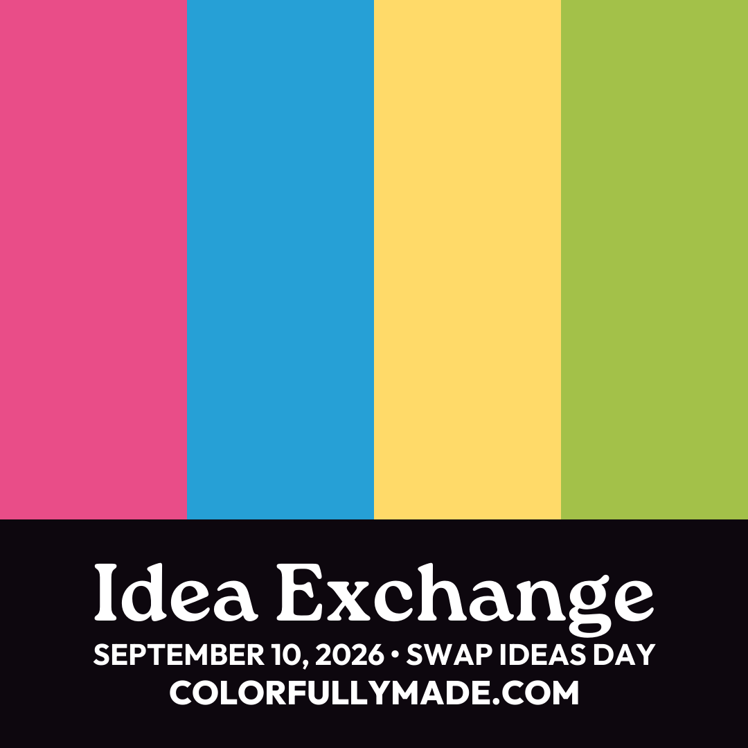 Idea Exchange color palette for Swap Ideas Day